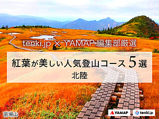 【tenki.jp×YAMAP】紅葉時期におすすめ 北陸地方の人気登山コース5選