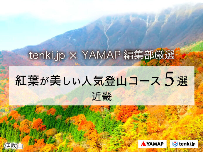 Tenki Jp Yamap 紅葉時期におすすめ 近畿地方の人気登山コース5選 Tenki Jpサプリ 22年10月04日 日本気象協会 Tenki Jp