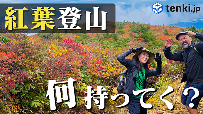 【動画あり】秋の紅葉狩り登山　気象予報士とアウトドアガイドが教える　紅葉のしくみや秋登山の注意点