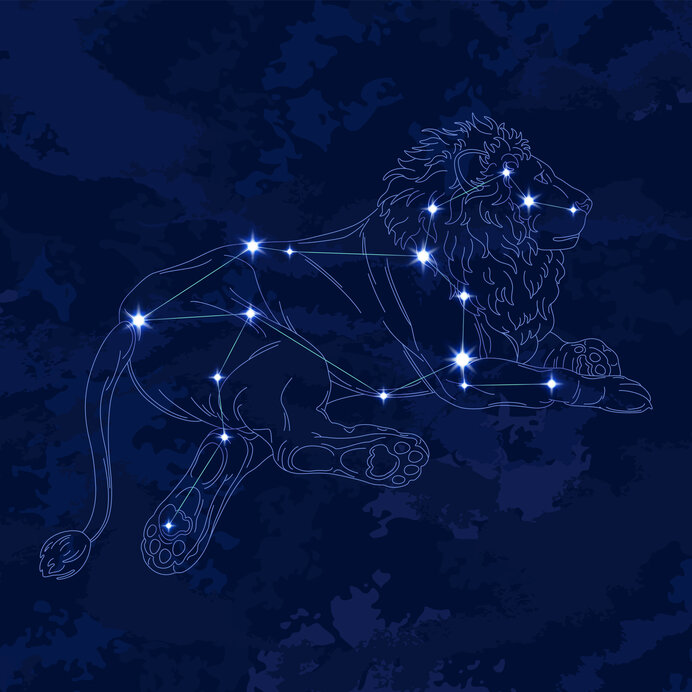 ライオンの胸に輝く「レグルス」は、4つの星による「多重連星」