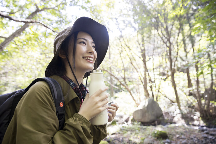 秋の登山は思った以上に汗をかきます