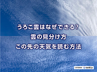 うろこ雲はなぜできる？雲の見分け方とこの先の天気を読む方法