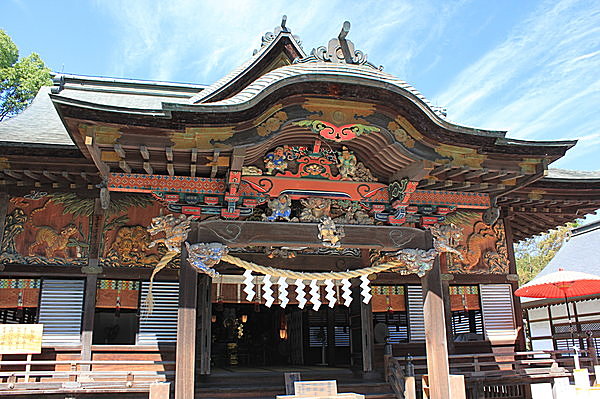 神幸祭スタートの場所、秩父神社