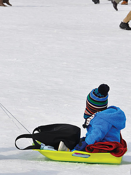 雪国では ソリ は自転車がわり 荷物を運ぶ時も 雪や氷を運ぶ時も そして子どもを運ぶ時も Tenki Jpサプリ 15年01月07日 日本気象協会 Tenki Jp